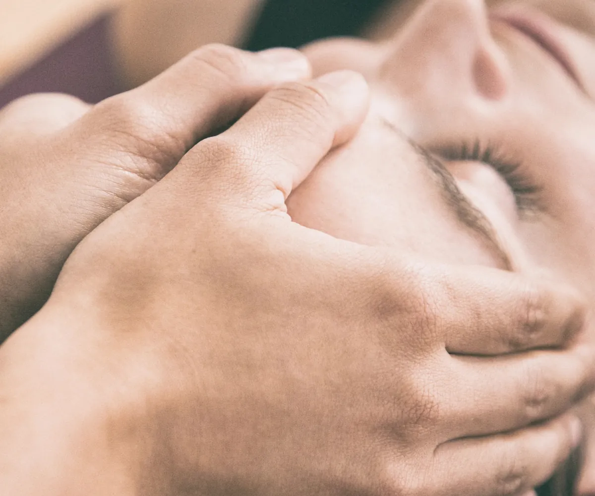 Hands-on facial massage